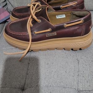 Timberland Women Brown Leather Shoes
